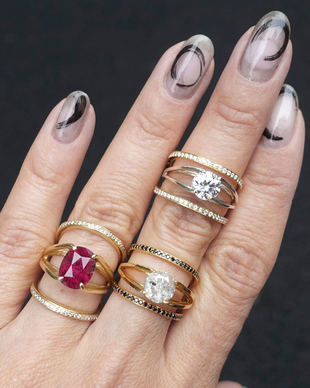 Centered Engagement Ring Signature Collection