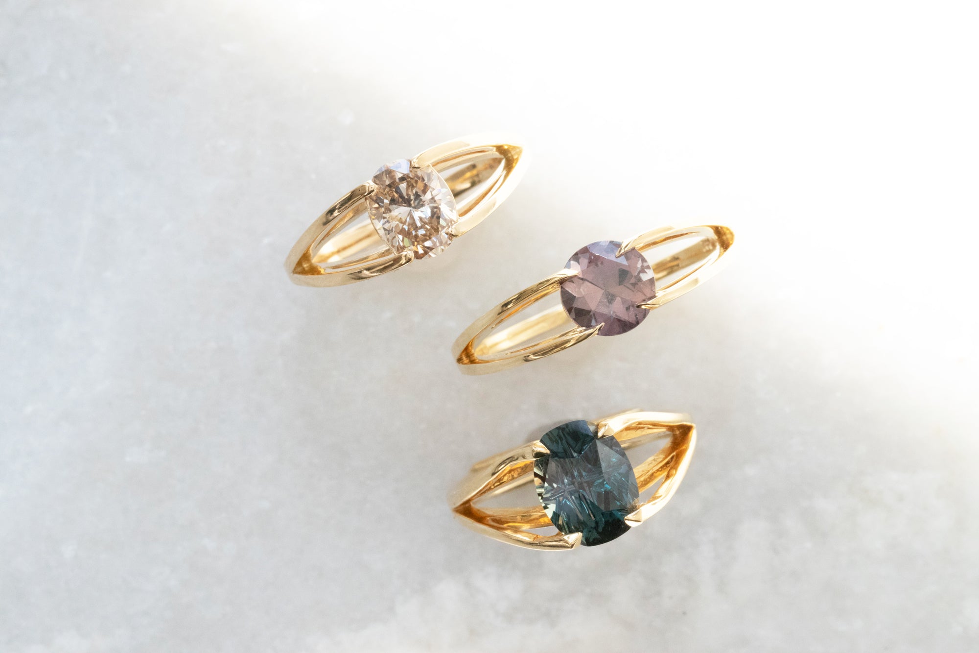 Centered Engagement Ring Signature Collection