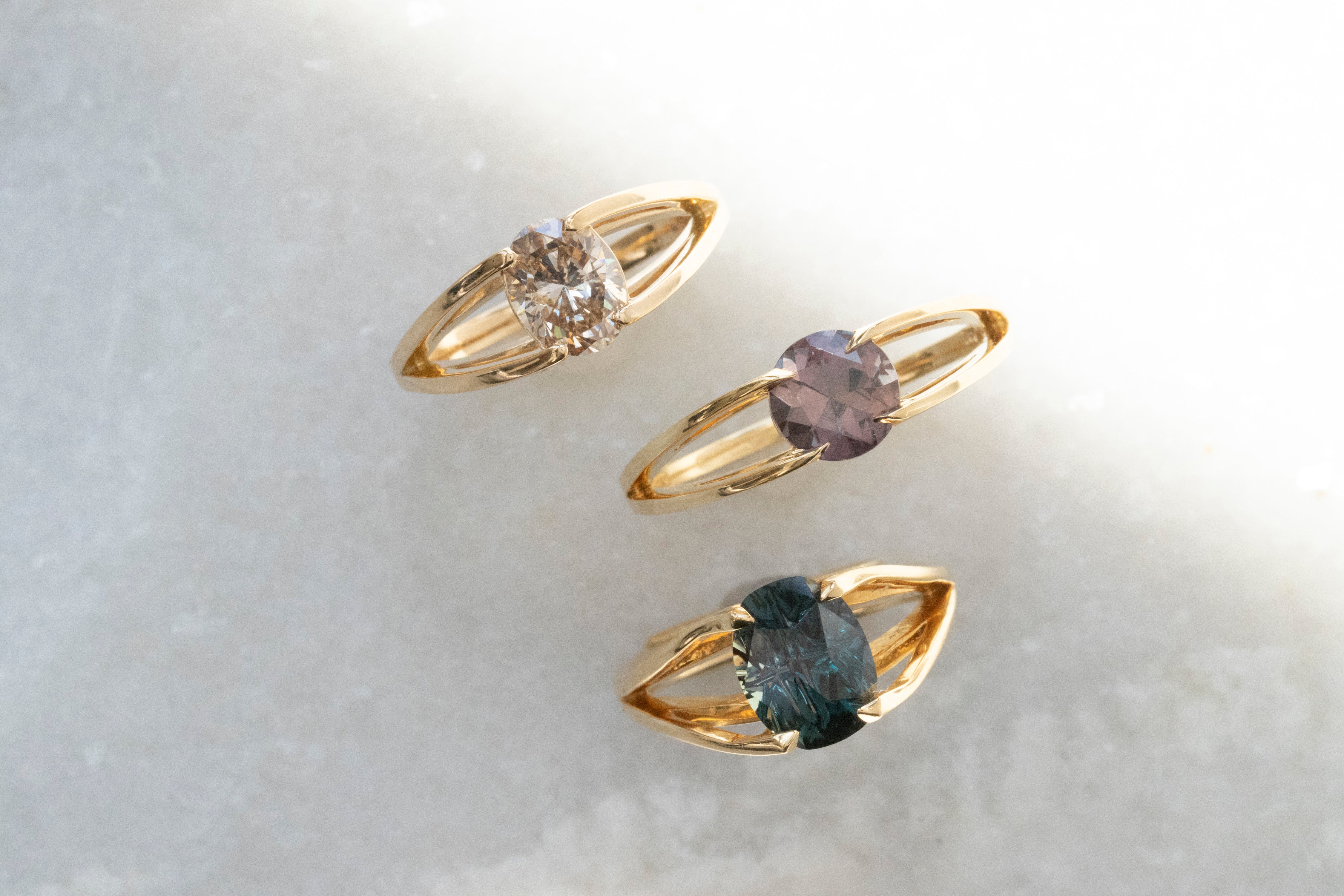 Centered Engagement Ring Signature Collection
