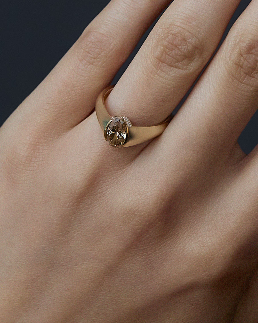 Futurist Arc Ring