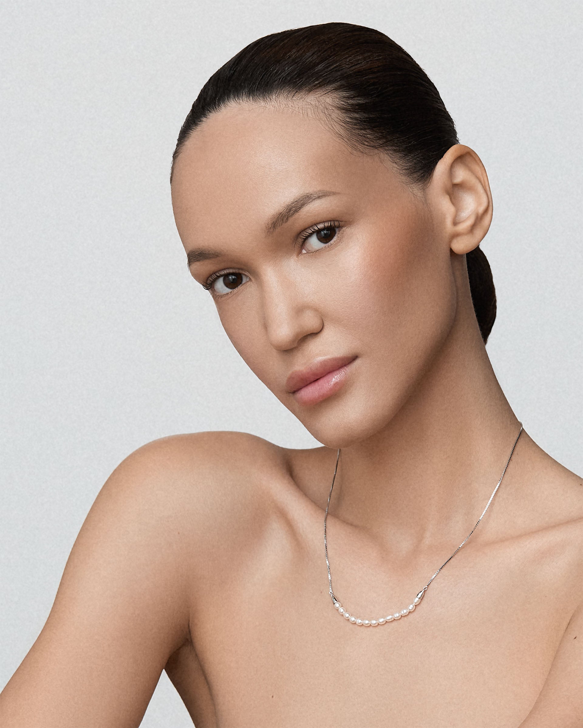Bliss Lau pearls and sterling silver Halo Meridian necklace