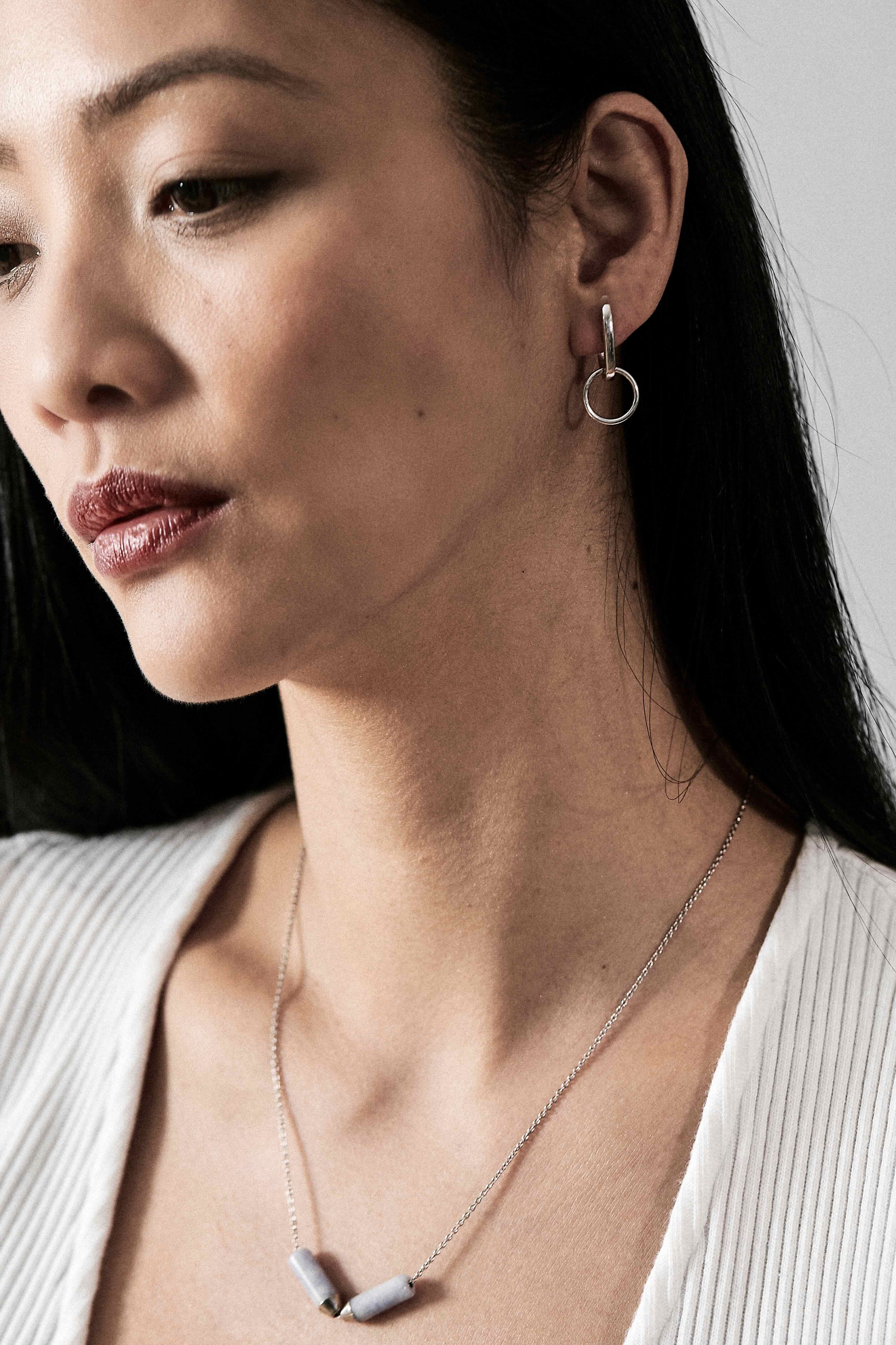 Nuance Earring Sterling Silver