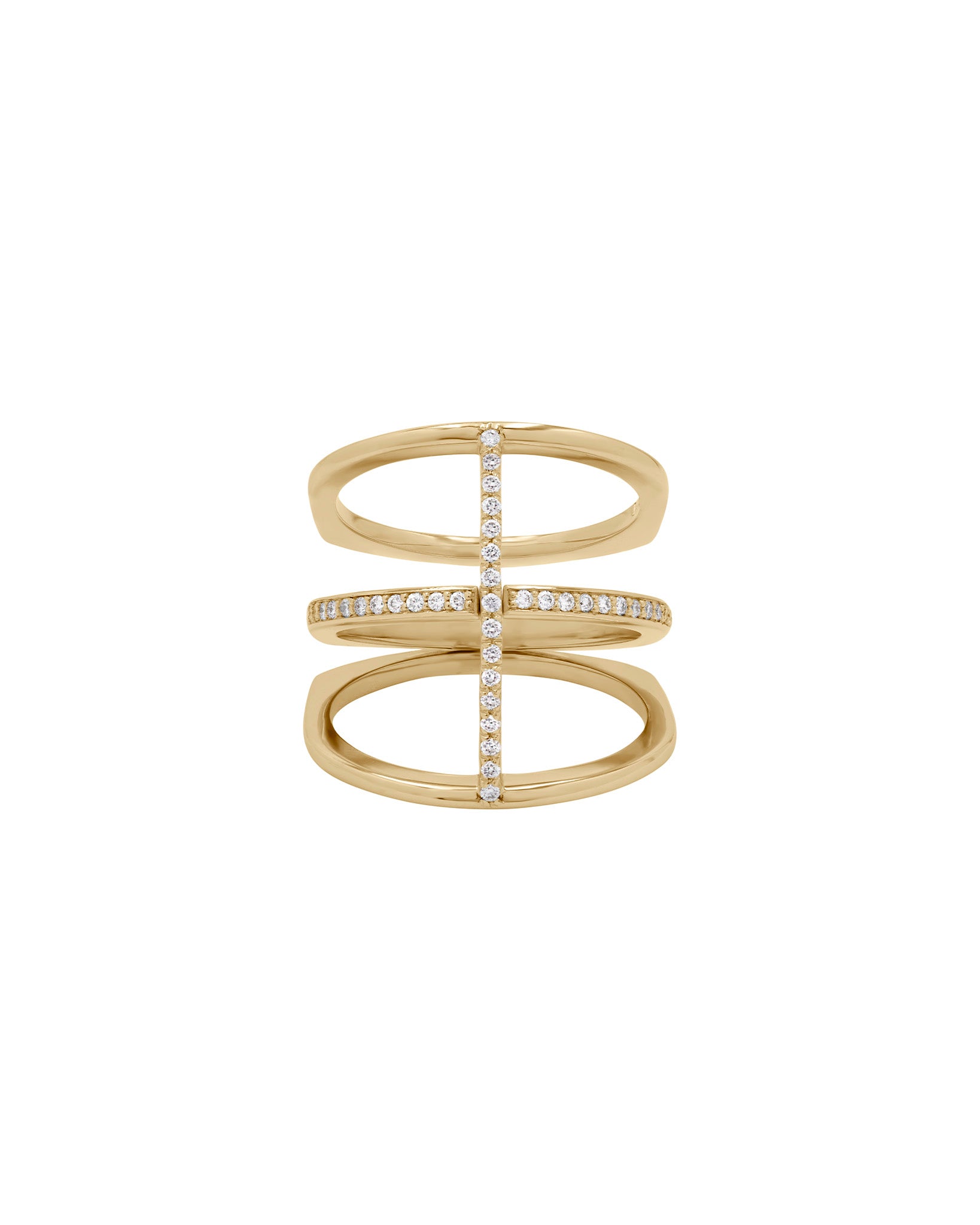Bliss Lau Fine Kaleidoscope RIng Max Bridge and split ring