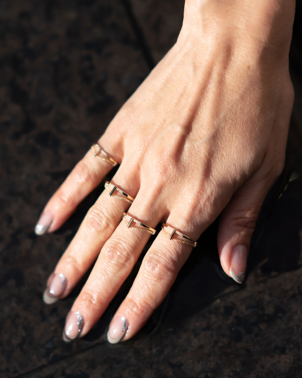 Pave Cusp Ring 18K