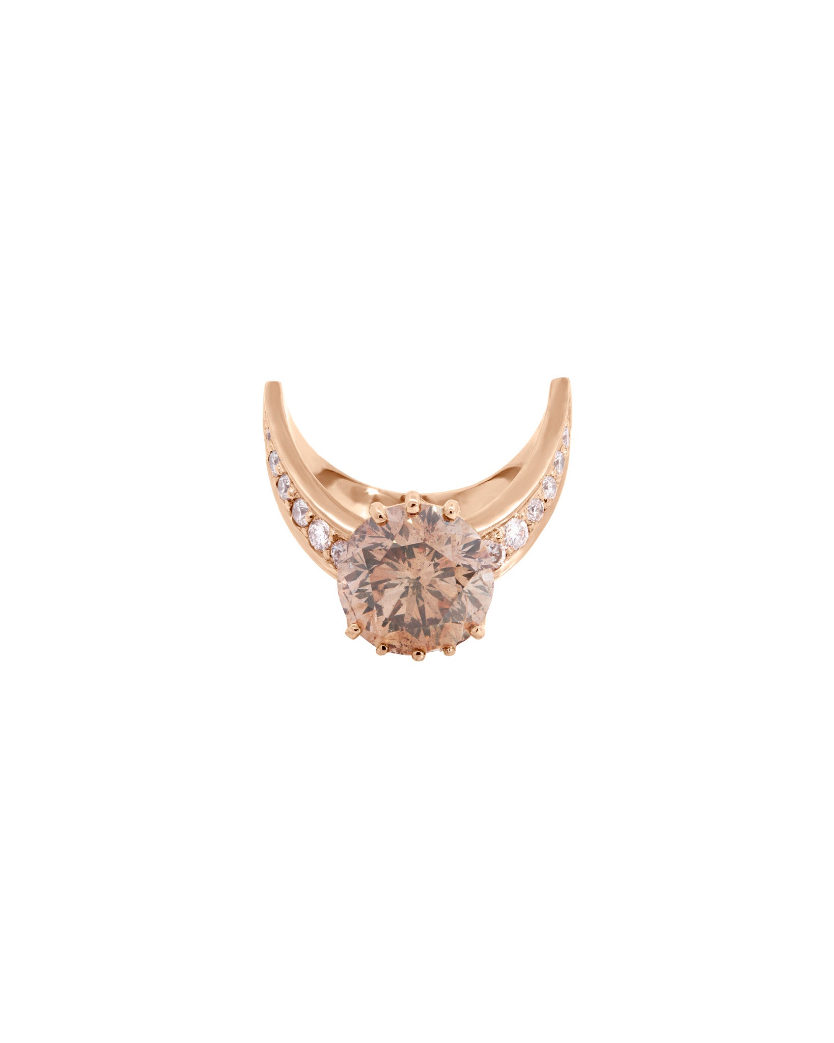 Sphynx Ring Set Champagne Diamond