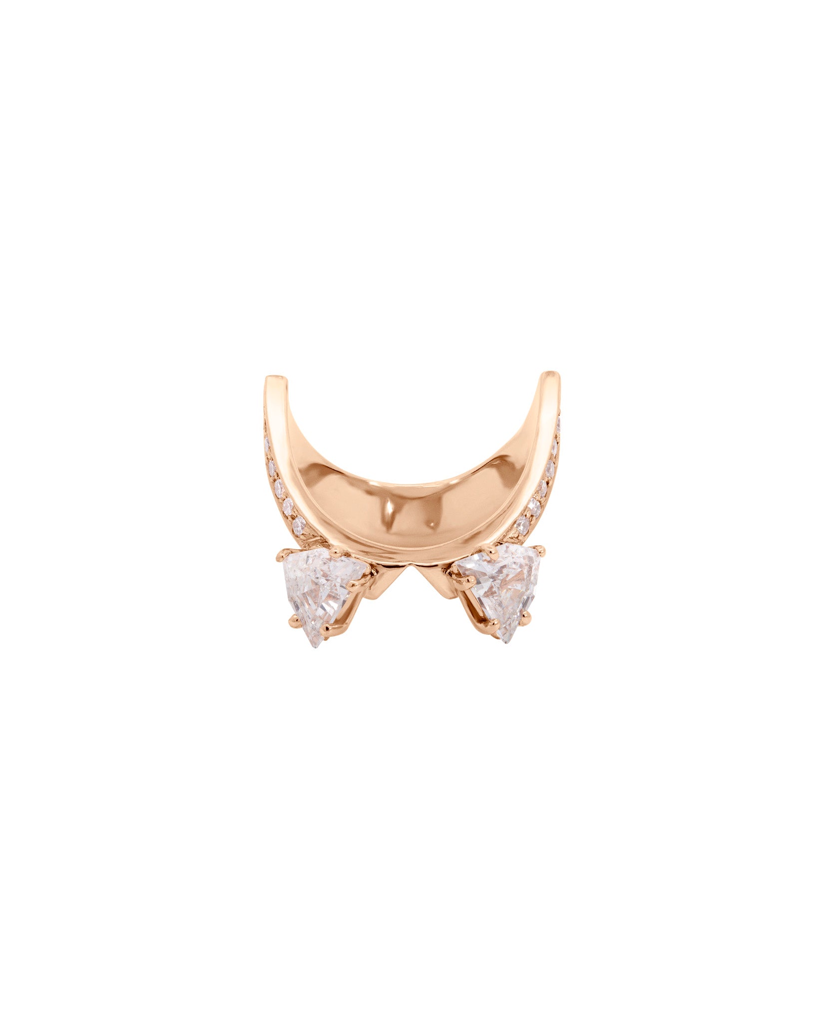 Sphynx Ring Set Champagne Diamond