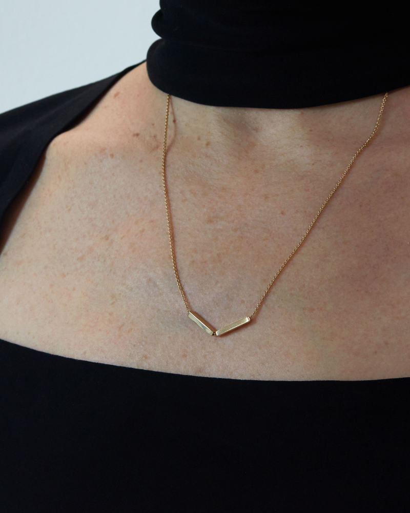 New Open Necklace - Interlocking Versatility
