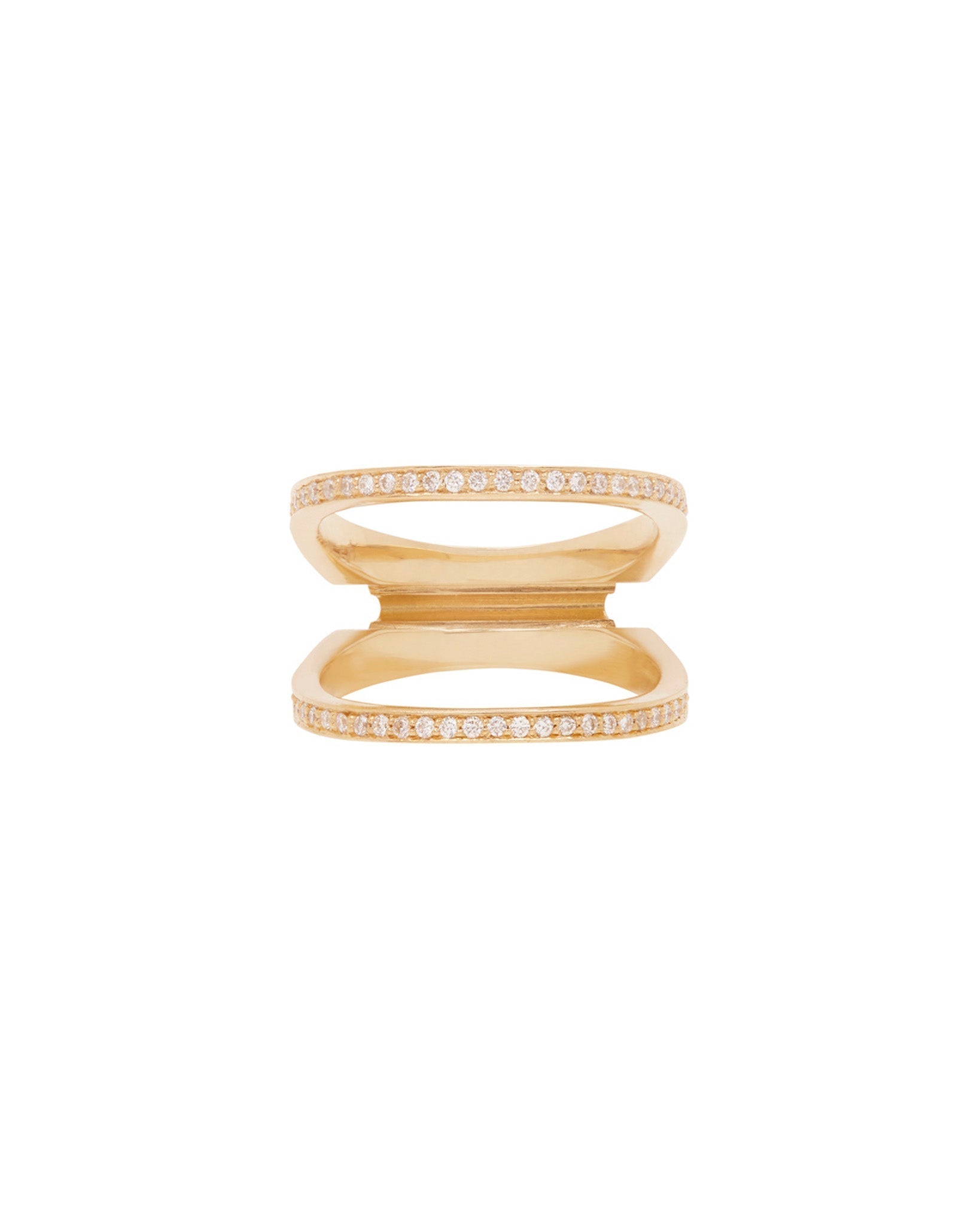 Acute Pavé 13mm Enclose Band