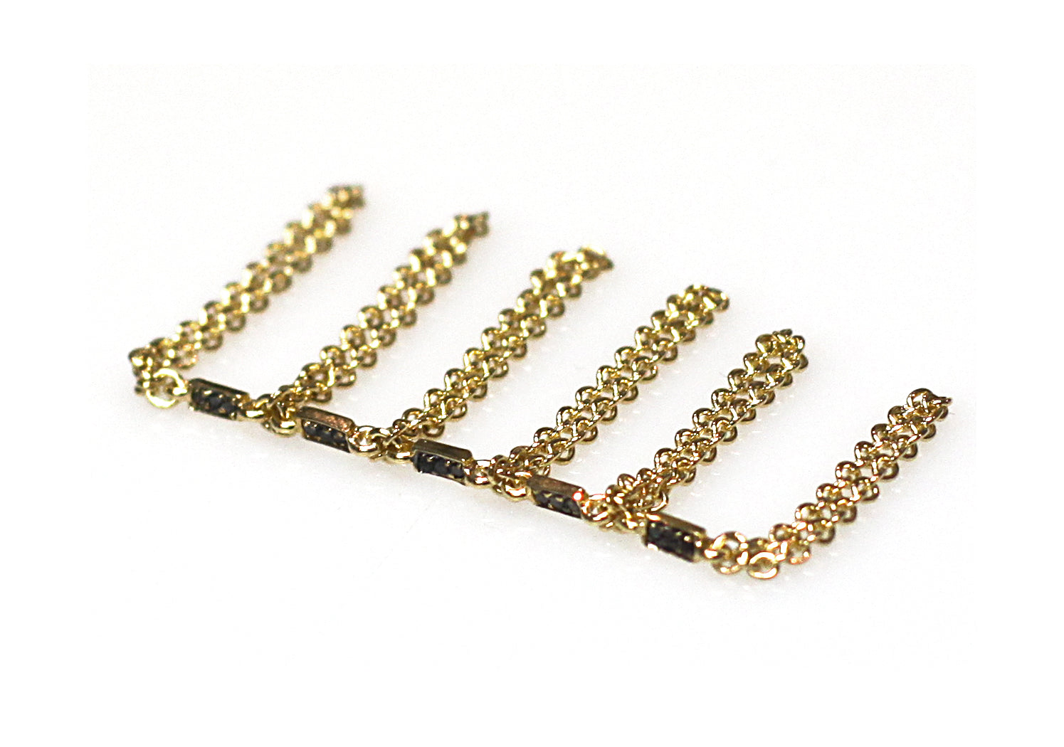 Tiered Cage Ring 6-Chain Vermeil Size 5.25 - Vault Sale