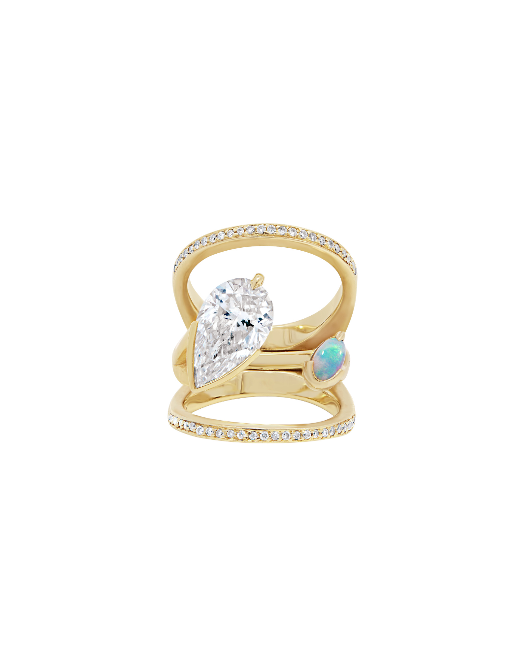Intuitive Ring Sun Diamond Signature Collection