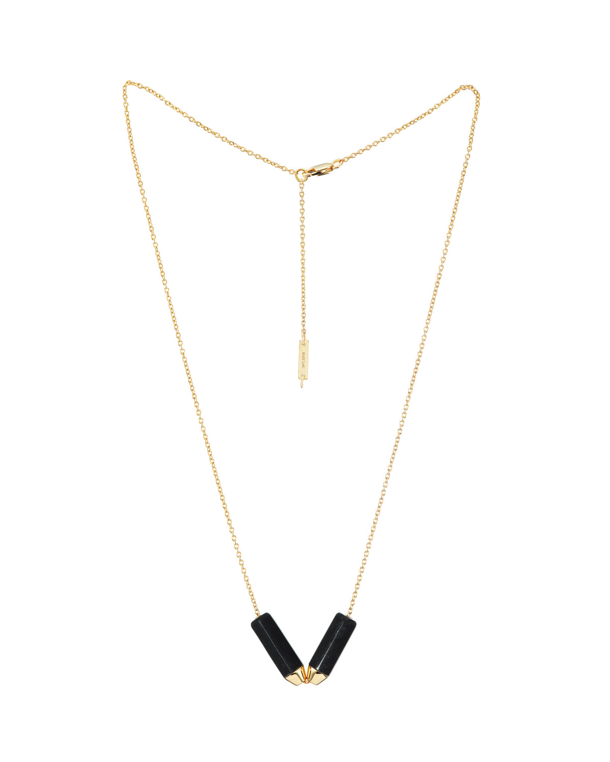 Open Necklace Jade 18K Gold