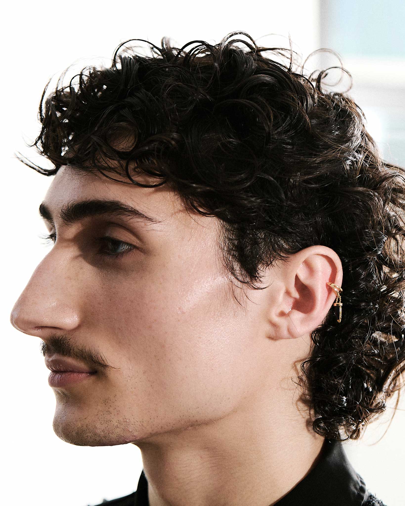 Vantage Earcuff Black Jade 18k Gold