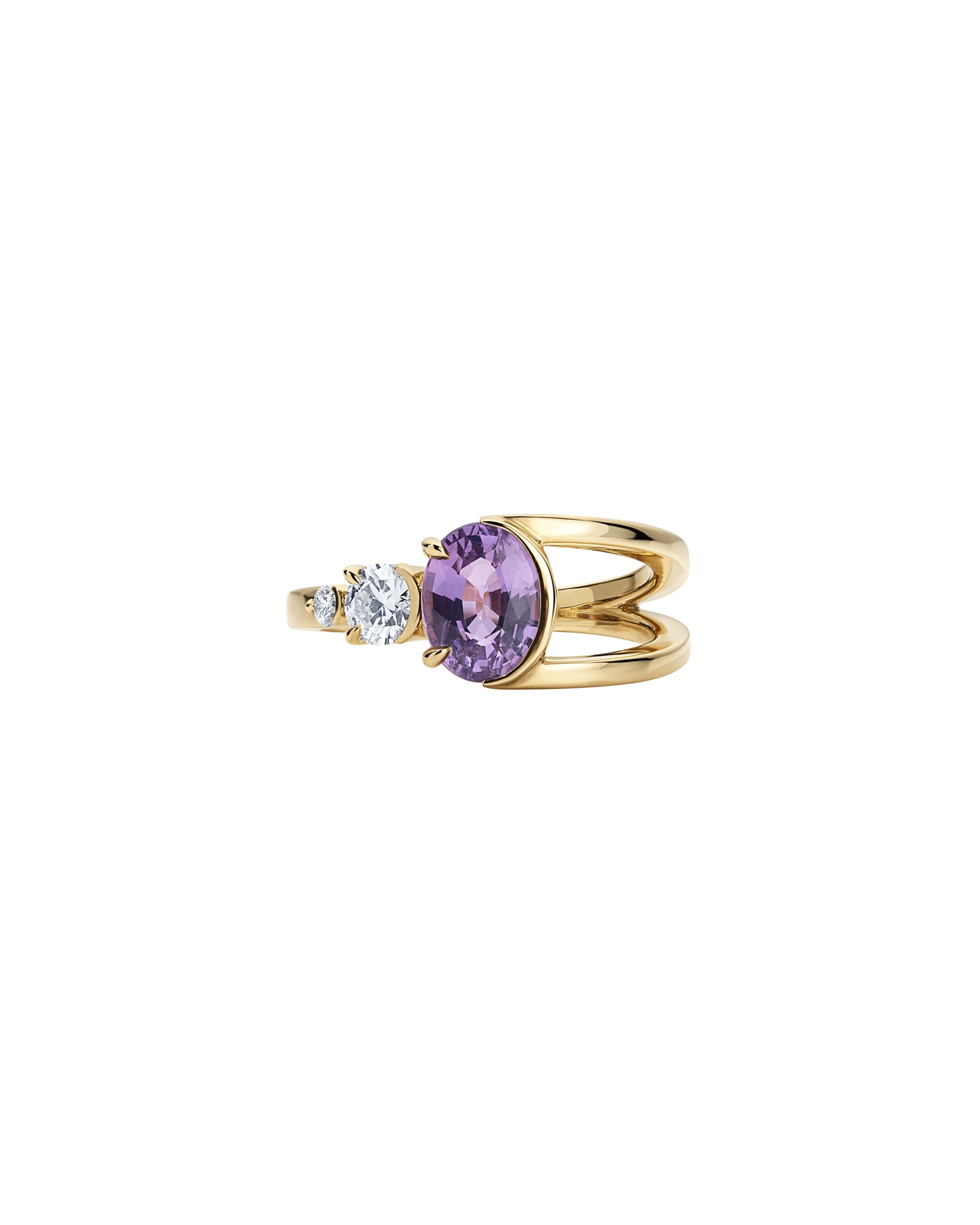 Bright Ring Lilac Sapphire