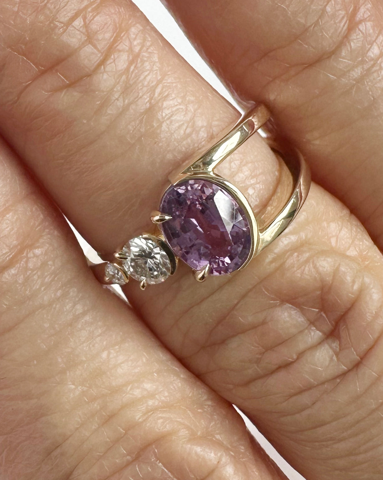 Bright Ring Lilac Sapphire