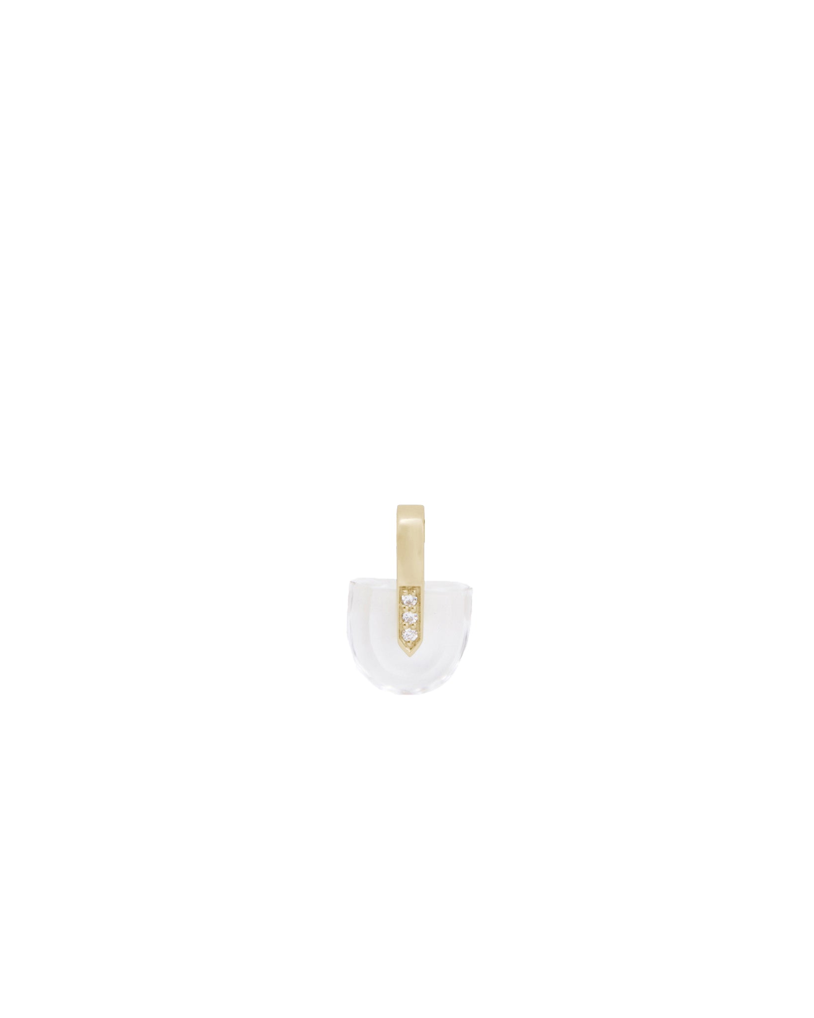 Small Brevity Pave Pendant - Sale