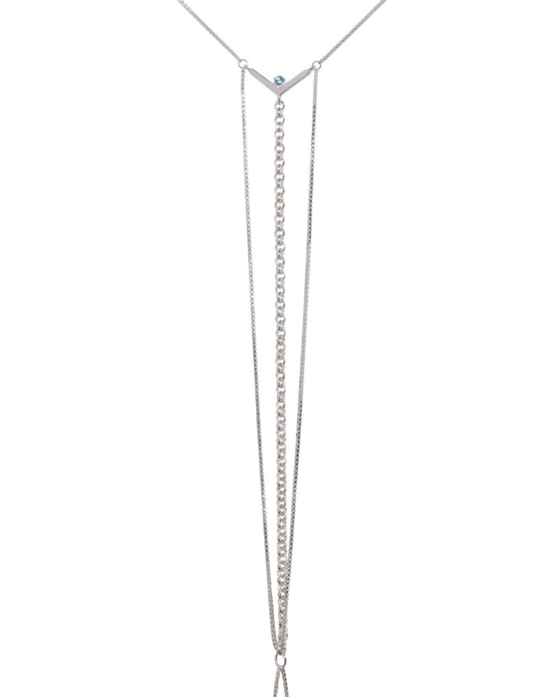 Interlude Body chain Aquamarine