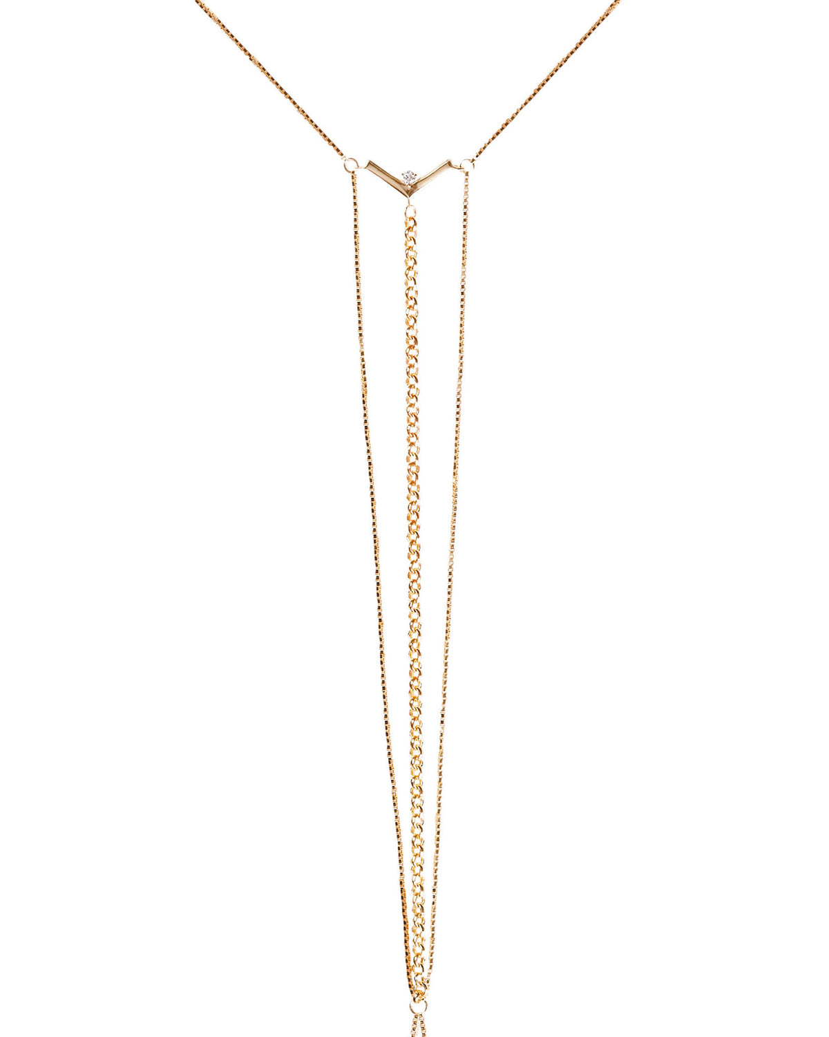 Interlude Bodychain White Diamond