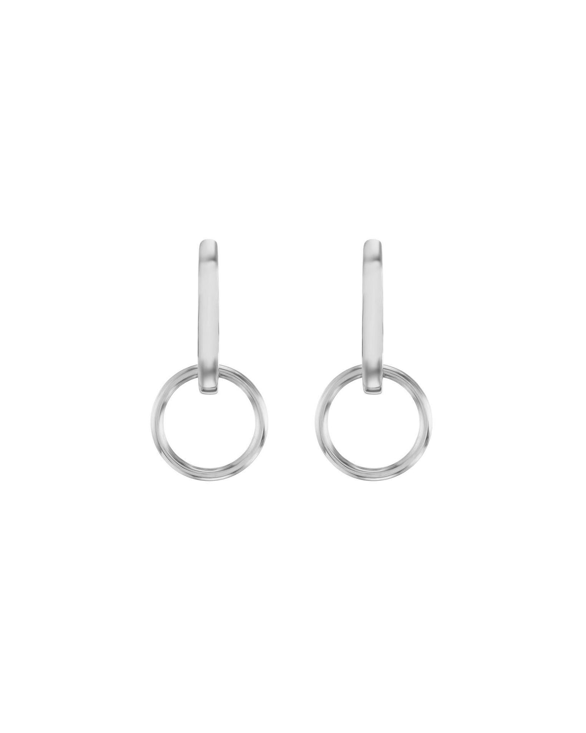 Nuance Hoop Earring Sterling