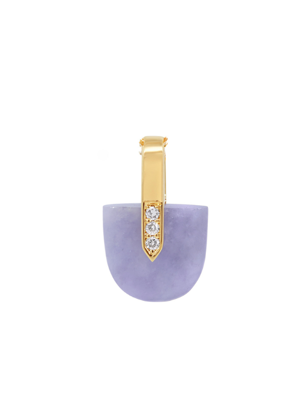 Brevity Pavé Mayan Jade Pendant