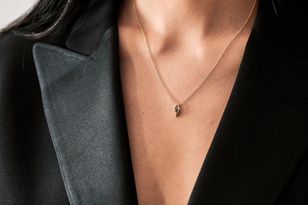 Reflection Necklace Emerald
