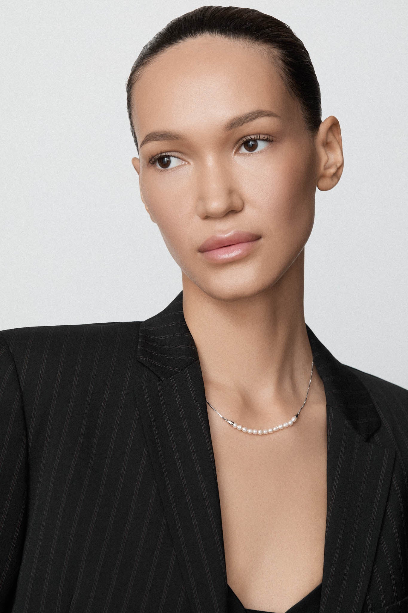 Bliss Lau Halo Merdian Necklace in pearl and sterling silver