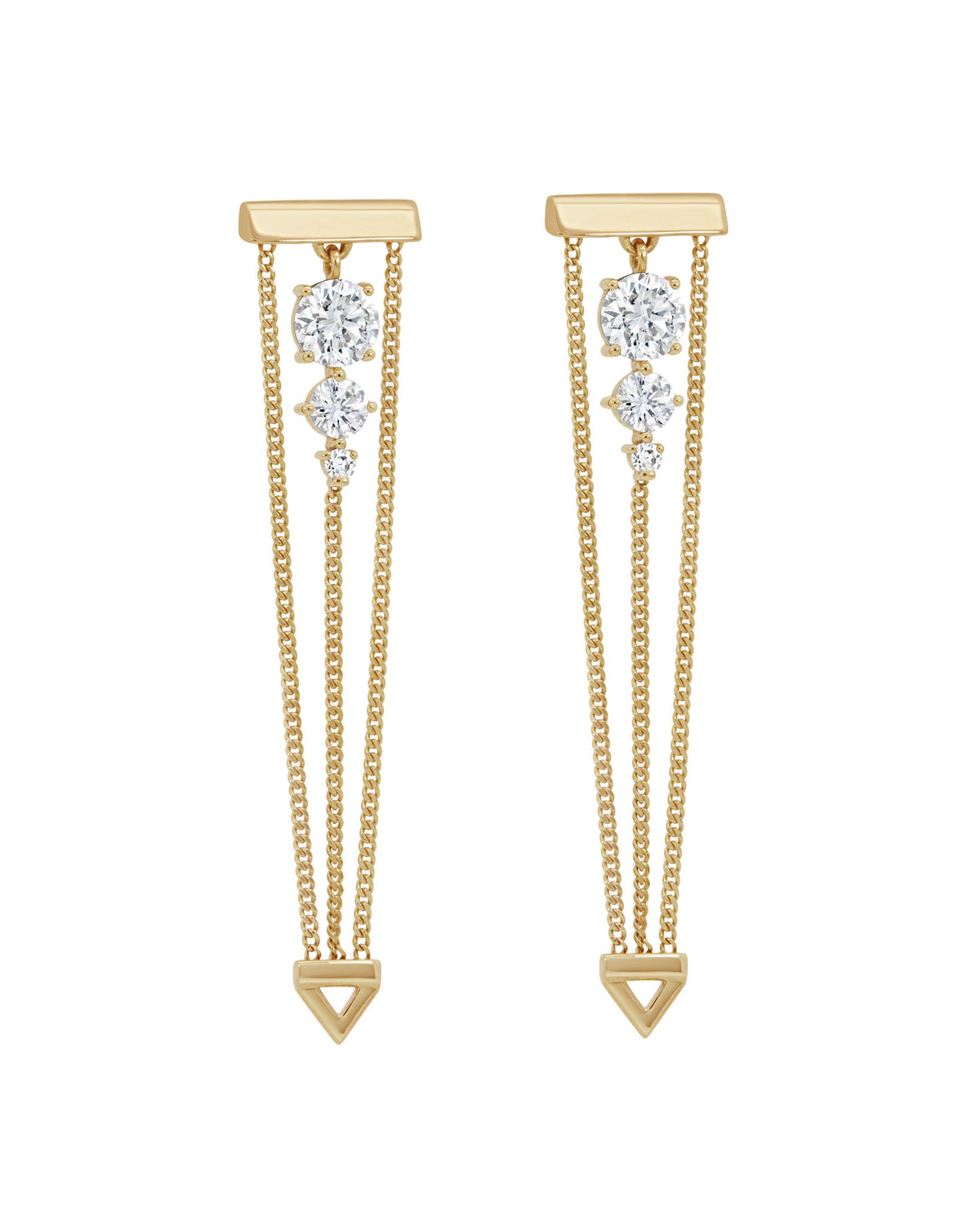 Levitate Diamond Trio Earrings