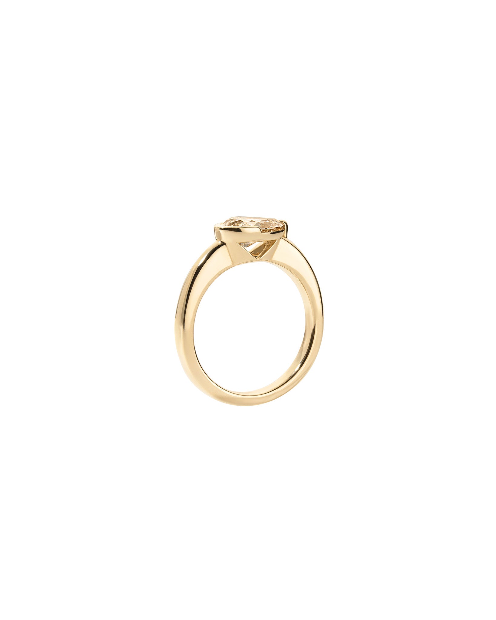 Luminous Pear Diamond Ring