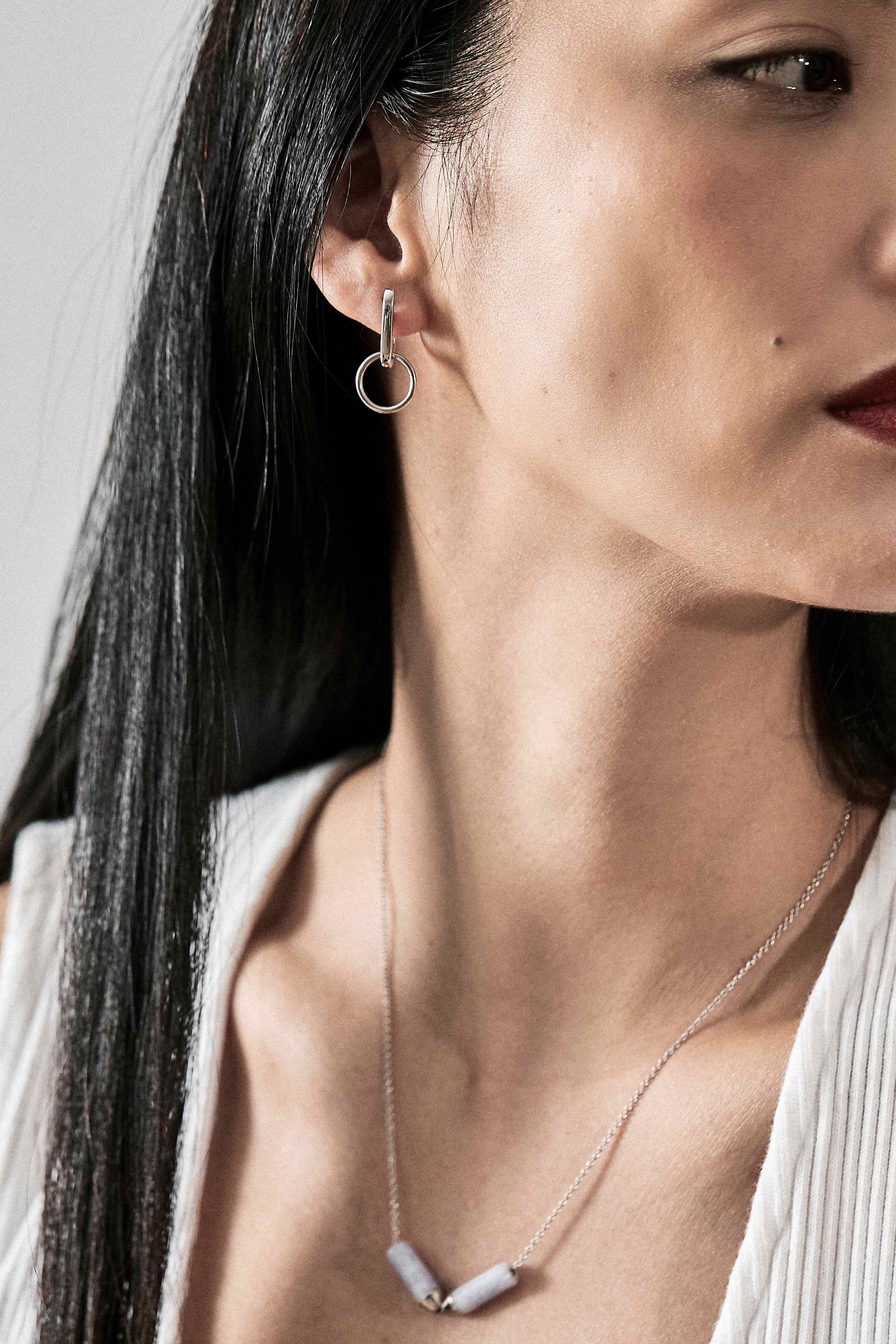 Nuance Earring Sterling Silver
