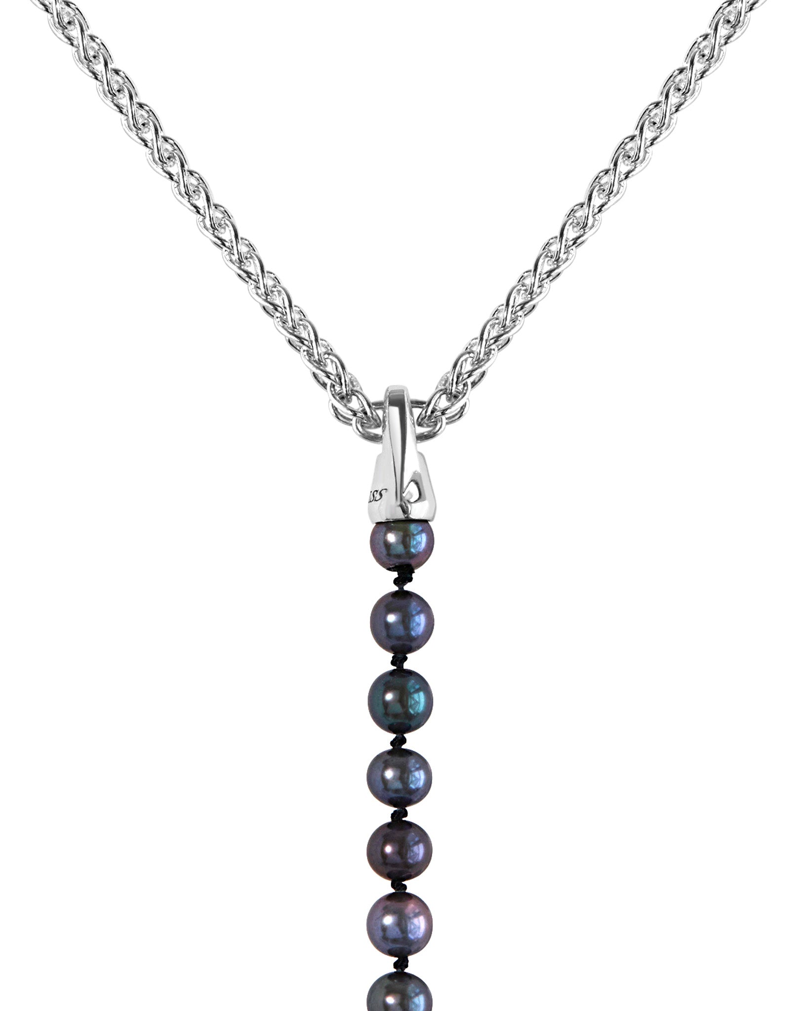 Close Up Bliss Lau pearl body chain