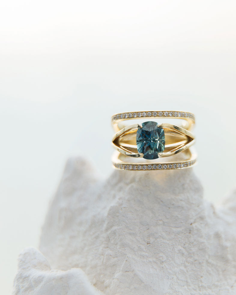 Centered + Acute 13mm Enclose Ring Set