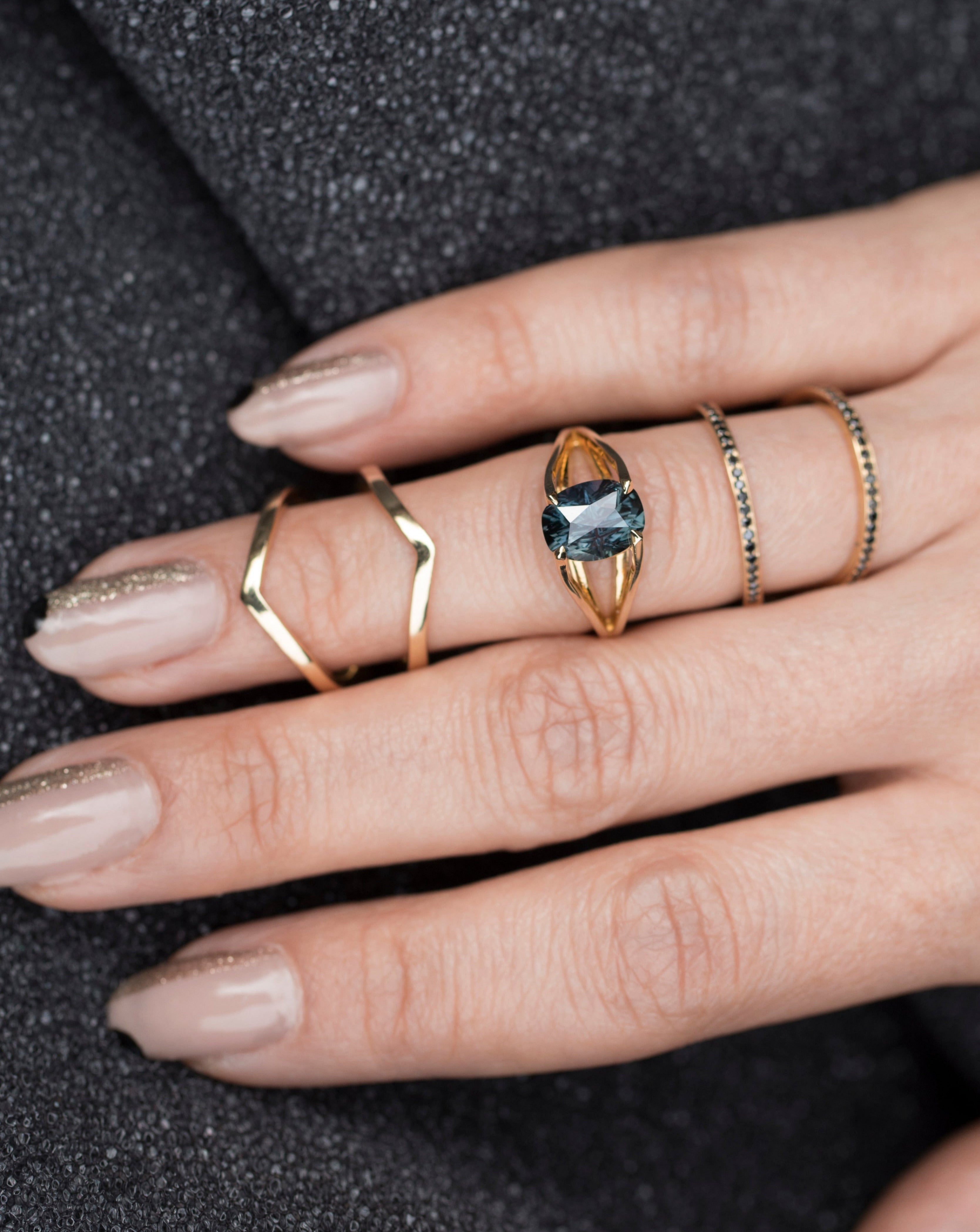 Centered Engagement Ring Signature Collection