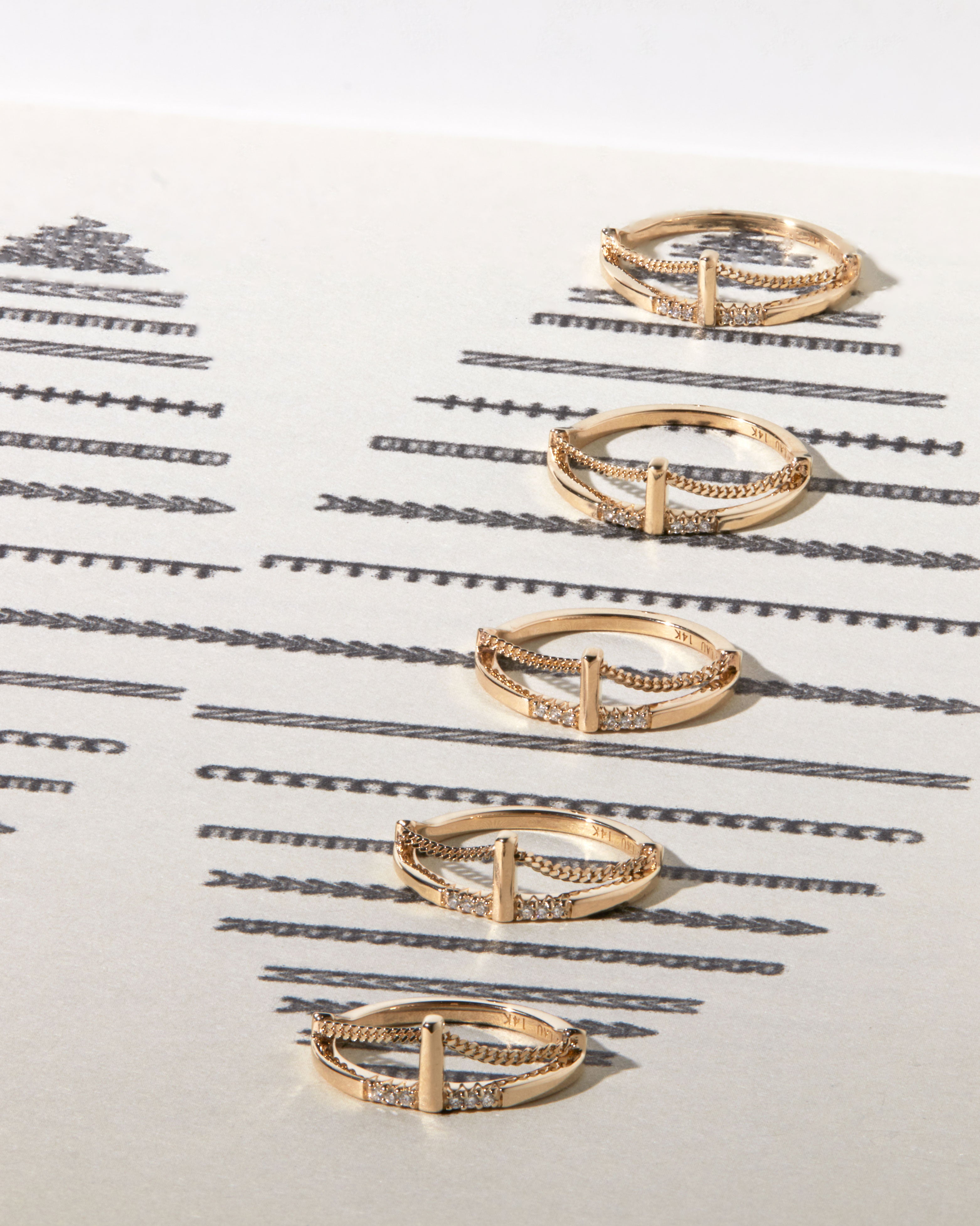 Pave Cusp Ring 18K