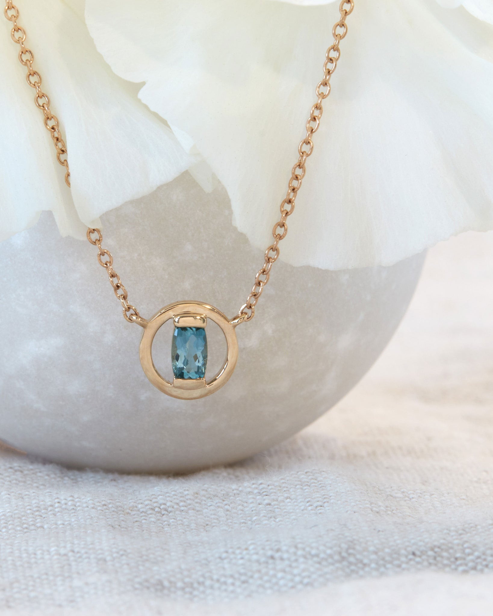 Harmonious Necklace Aquamarine