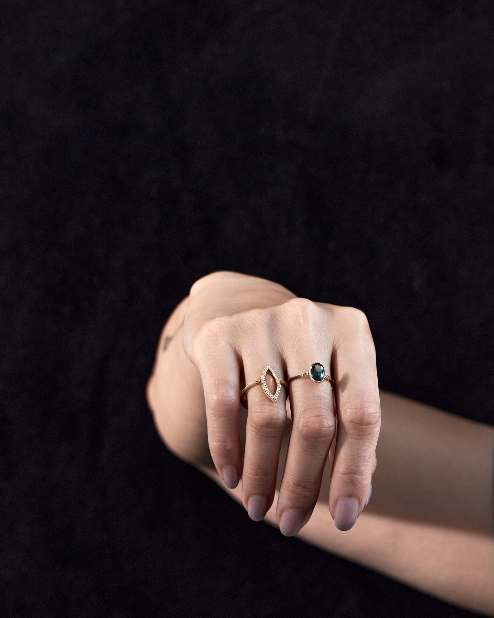 Acoustic Pavé Ring