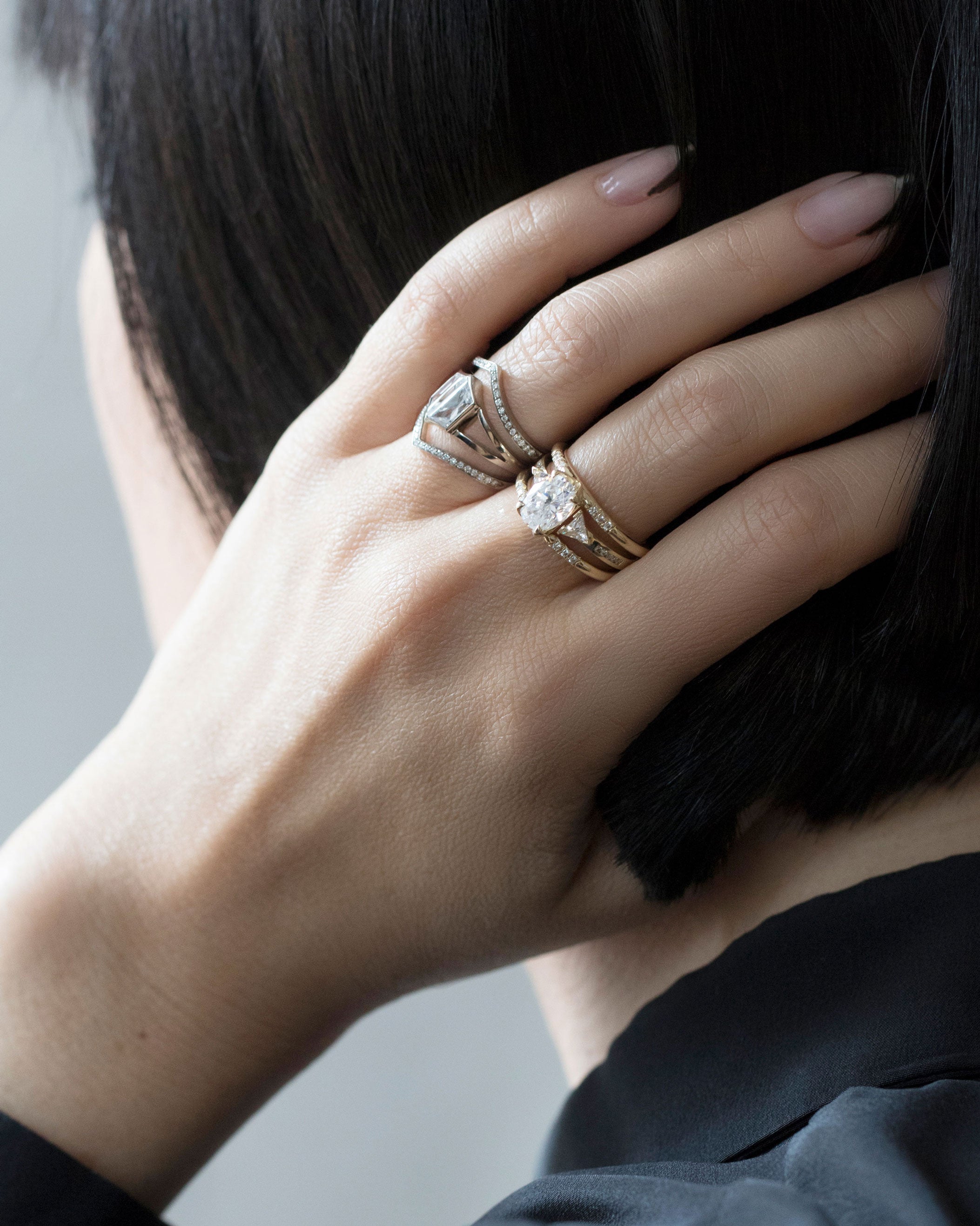 Bliss Lau hand with illuminate diamond ring
