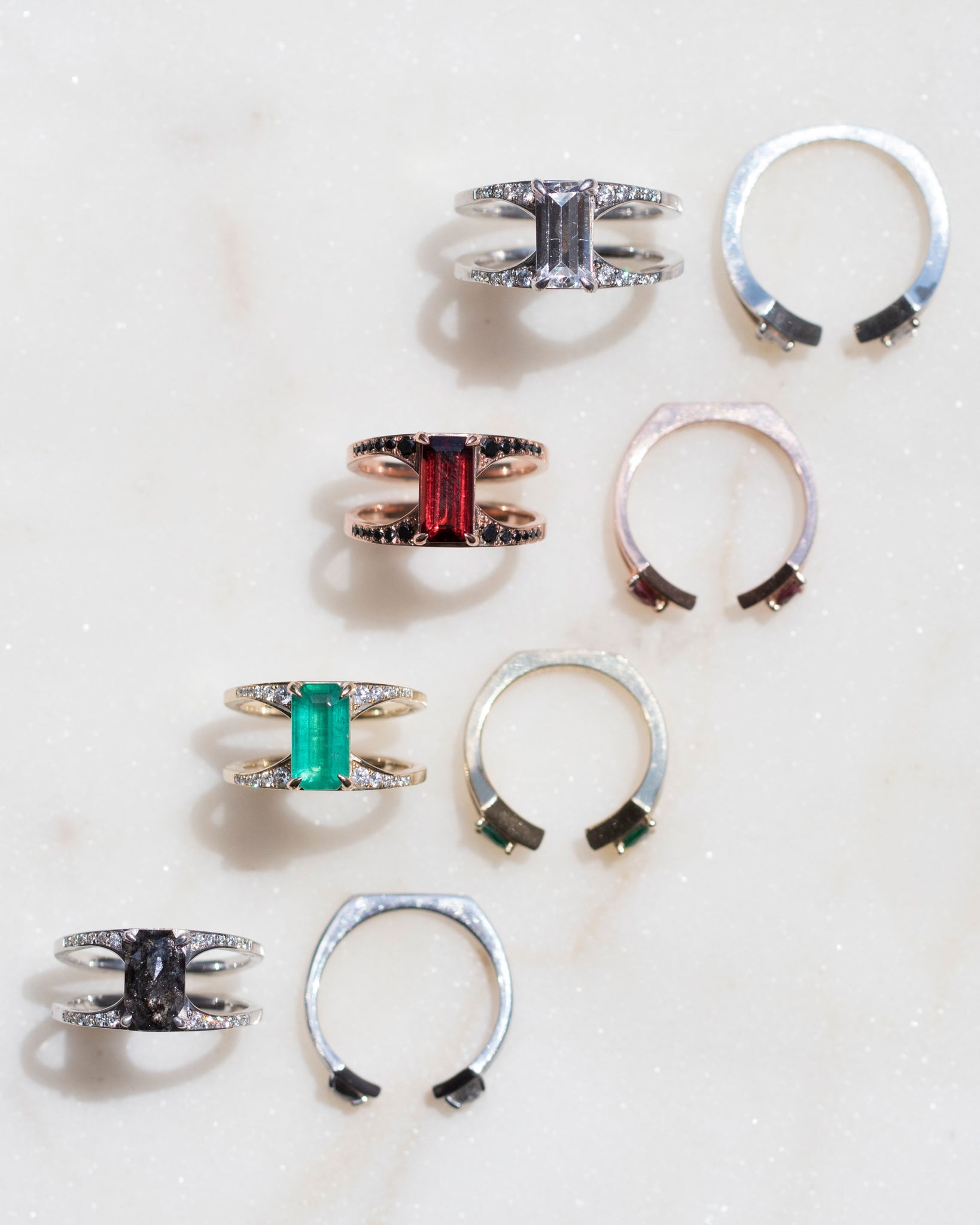 Buy Mirage + Reflection Ring Set | Handcrafted Jewelry | Ethical Fine ...