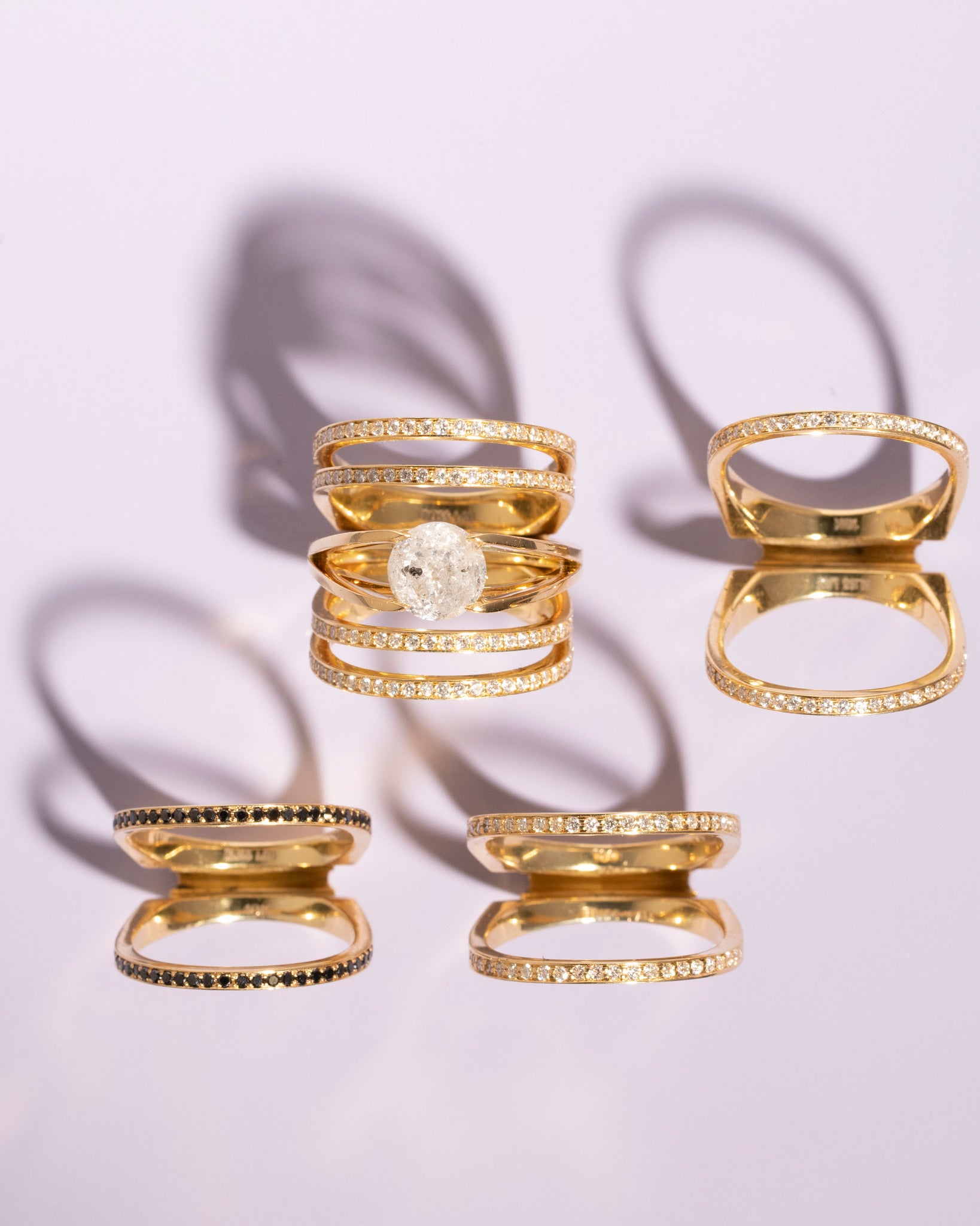 Acute 13mm Enclose + Centered Ring Set