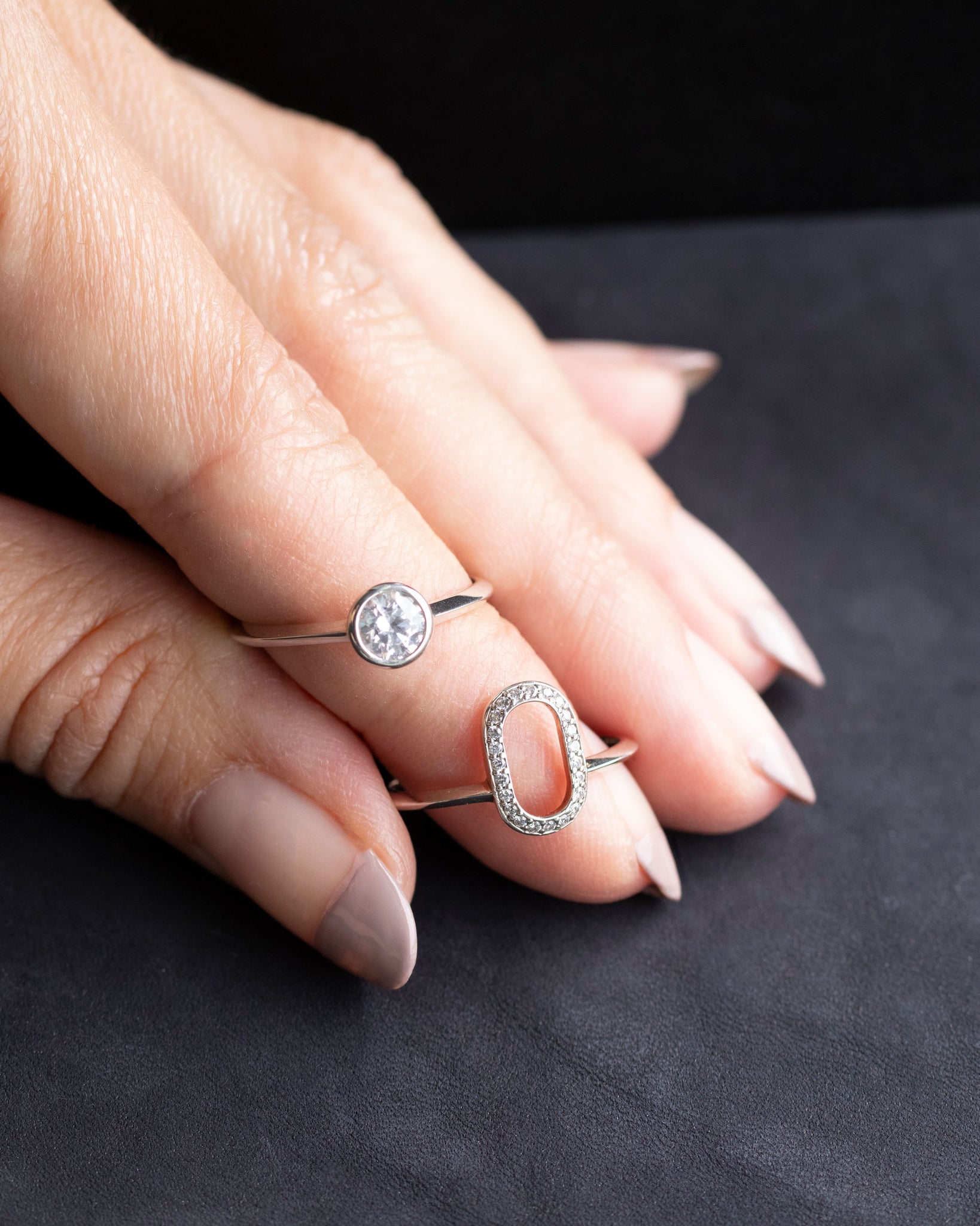 Oval Outline Ring