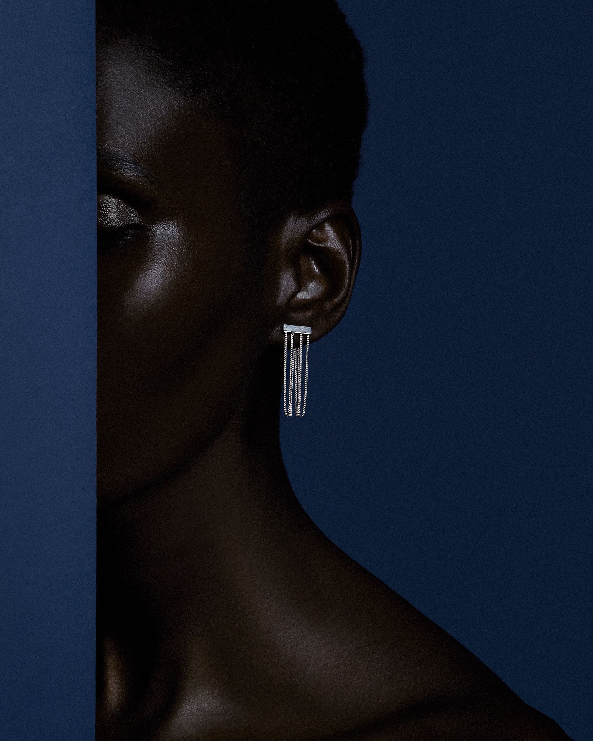 Levitate Sterling Silver Drop Earrings - Versatile Jewelry for Women, 2 7/8" Long Waterfall Design
