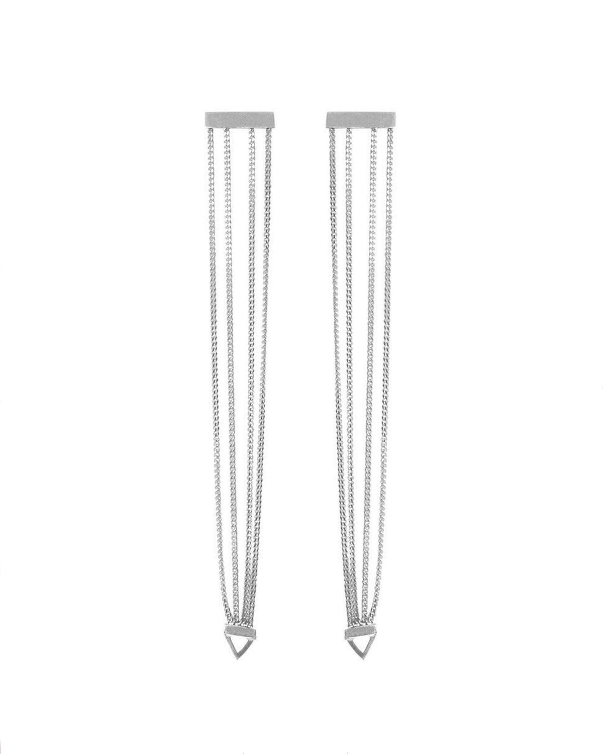 Levitate Sterling Drop Earrings