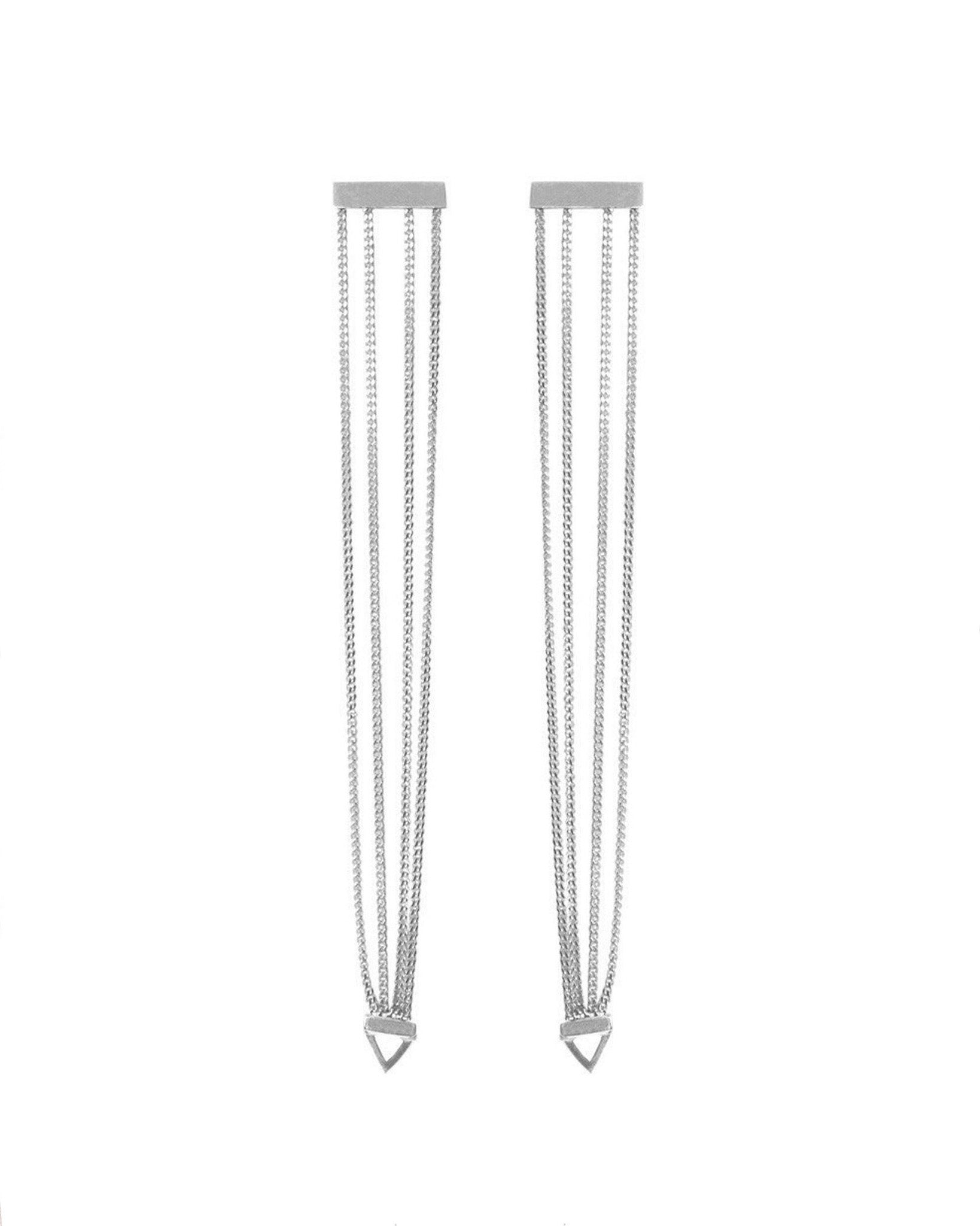 Levitate Sterling Drop Earrings