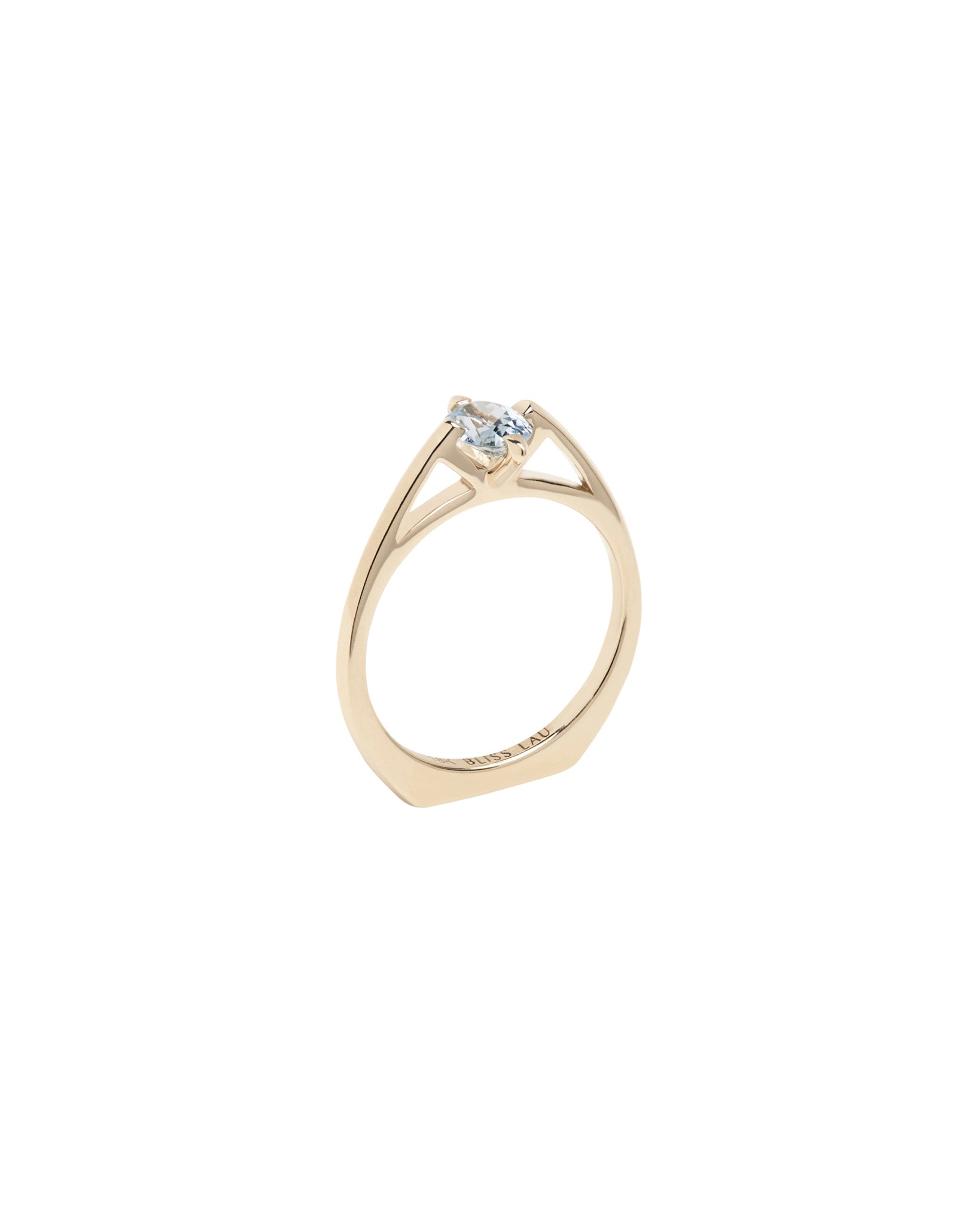 Minimalist Arc + Spire Pavé Ring Set