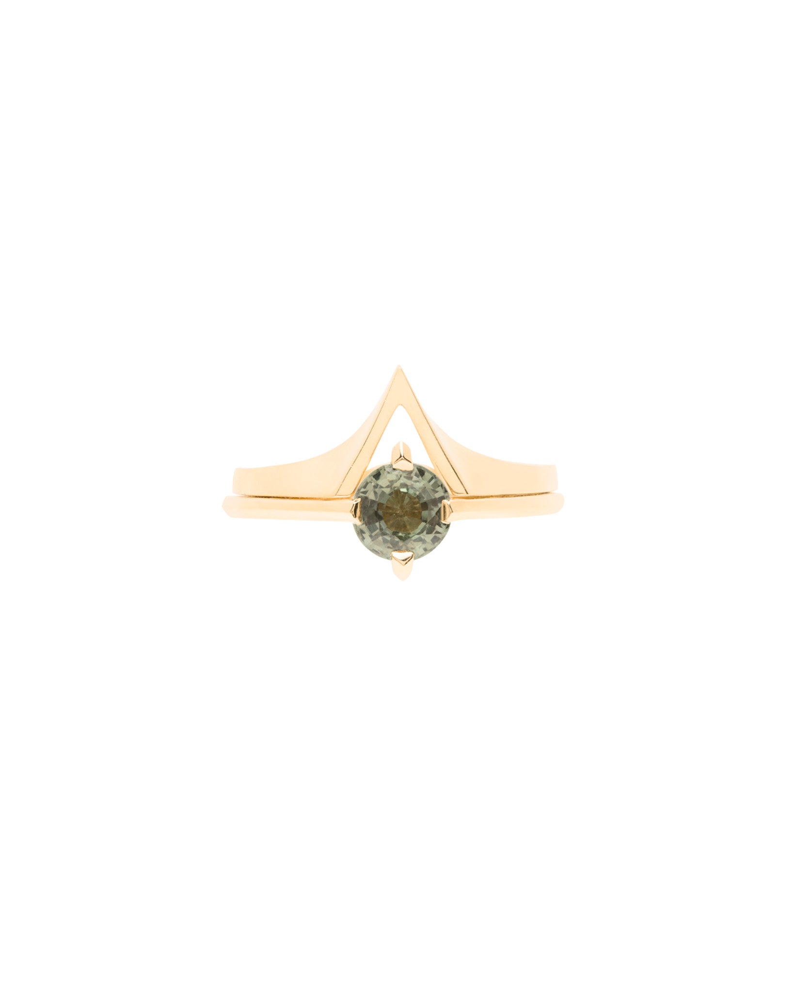 Minimalist Arc + Spire Ring Set