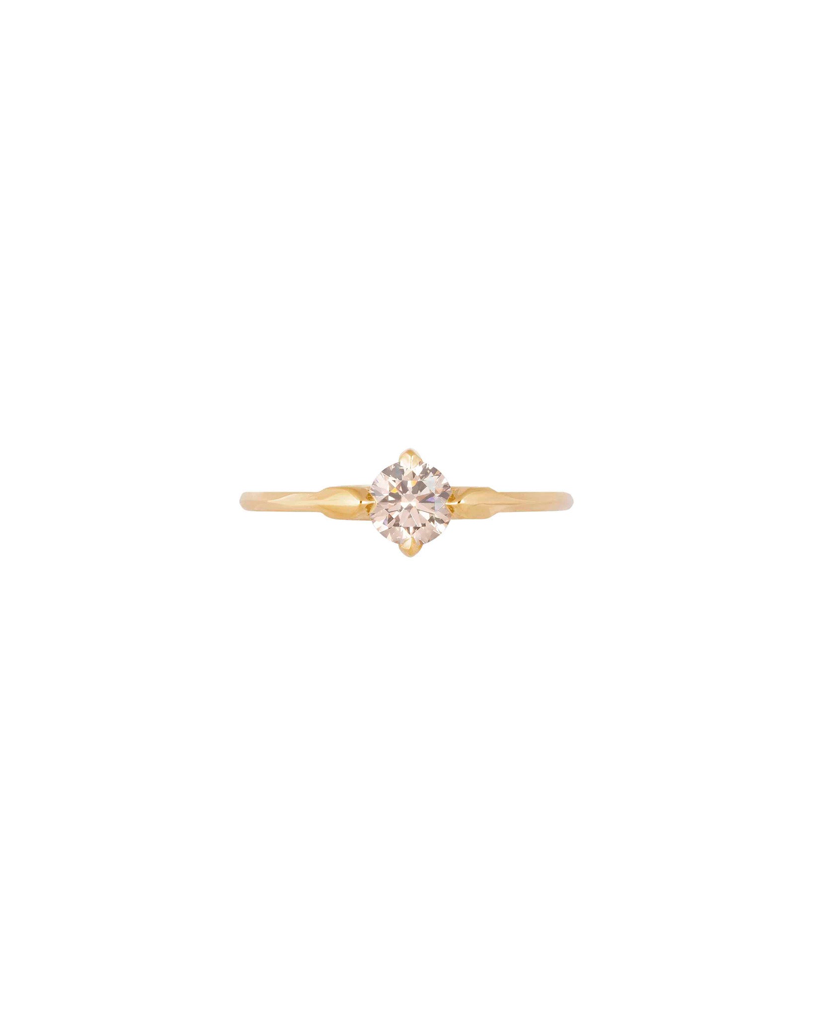 Minimalist Rise Ring Diamond