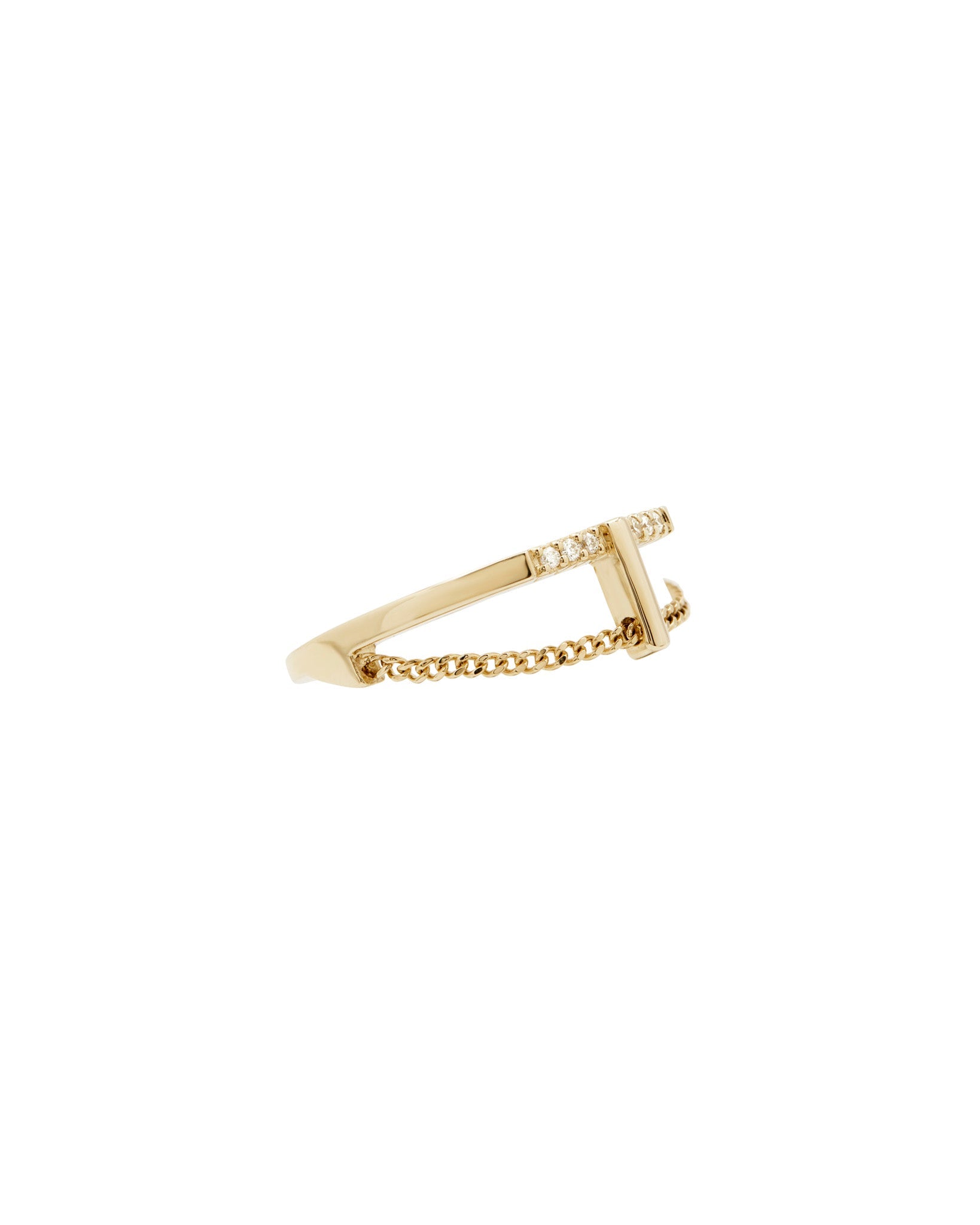 Pave Cusp Ring 18K