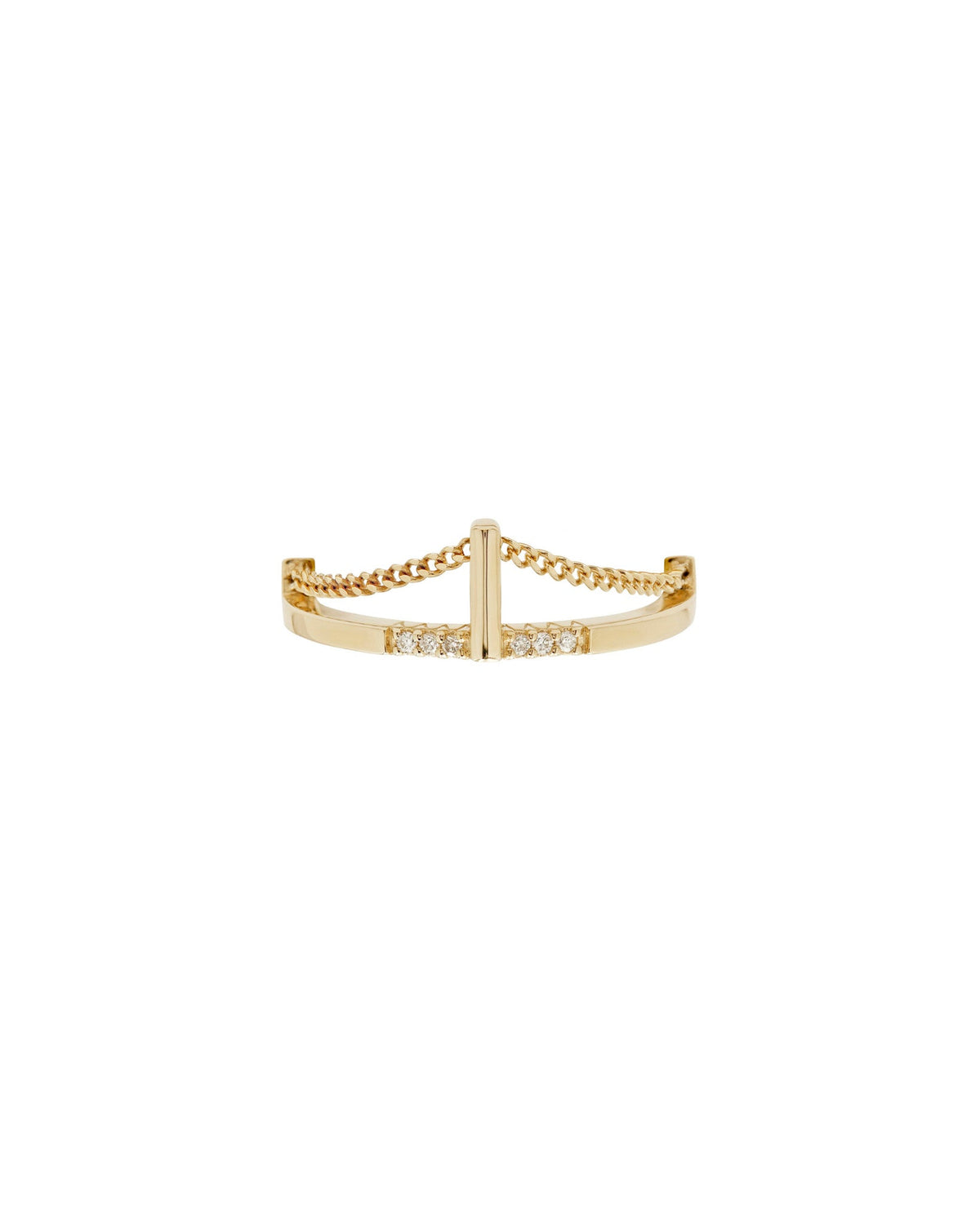 Pave Cusp Ring 18K