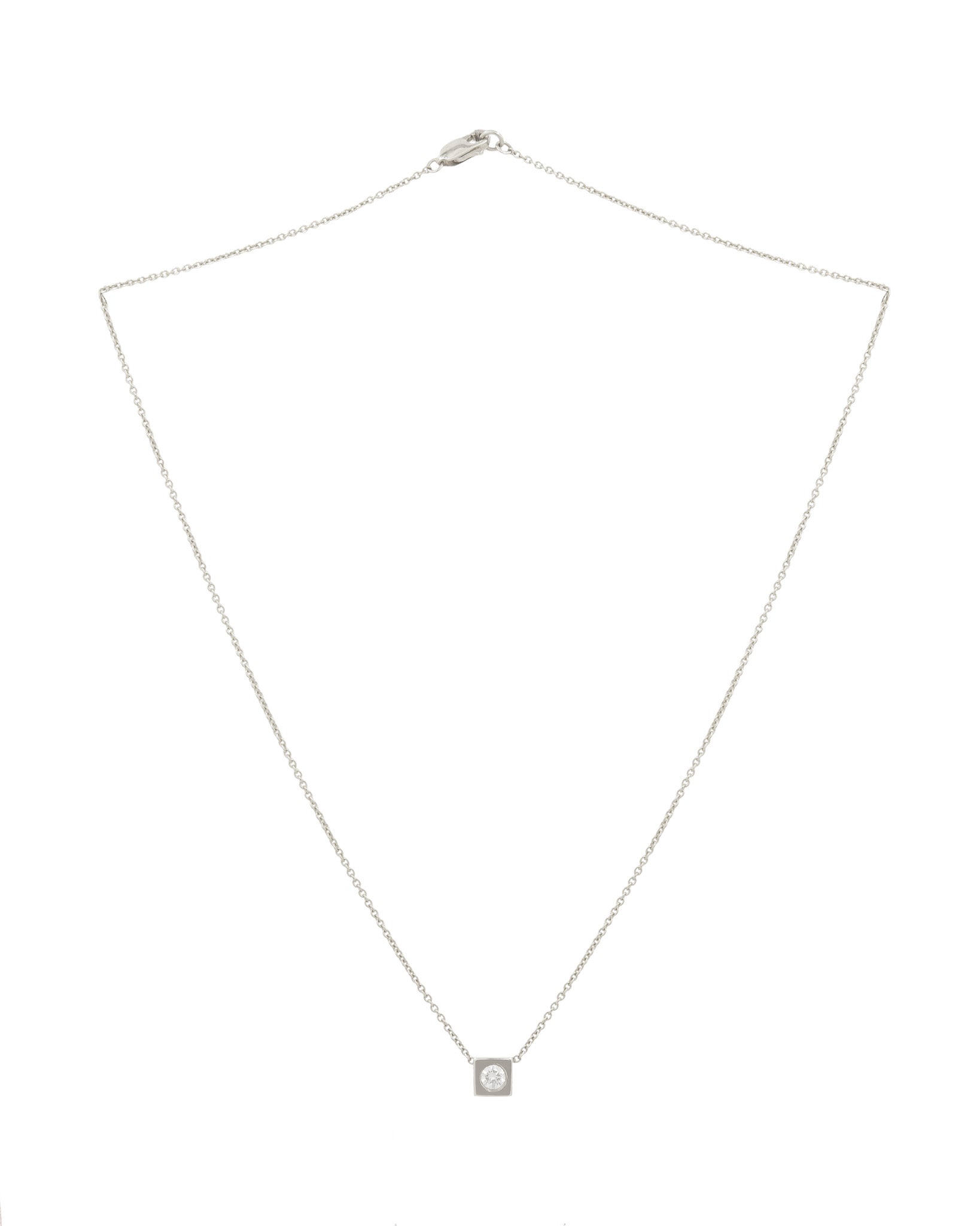 Rain Necklace White Gold