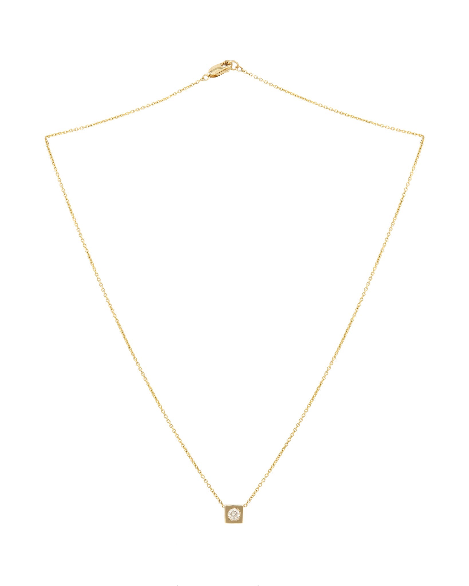 Rain Necklace Yellow Gold