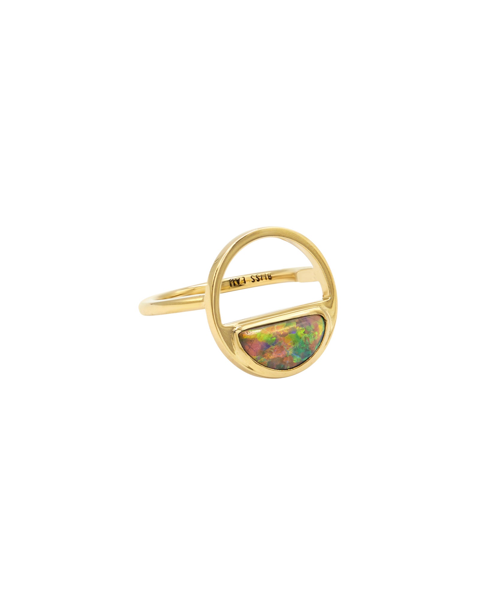 Winged Acoustic + Sunset Aura Ring Set